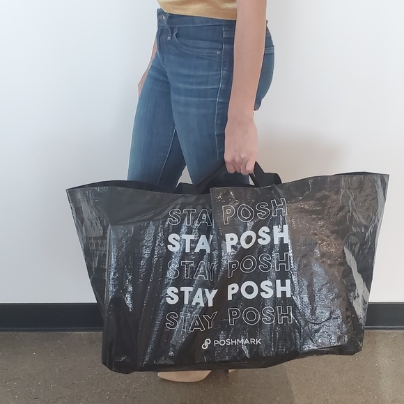 Poshmark Oversized Double Handle Tote Bag - Picture 2 of 3